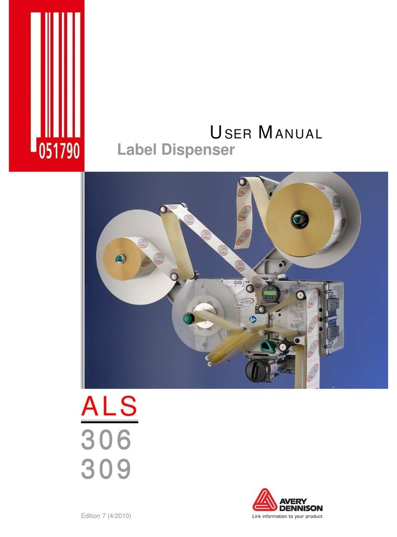 Avery Dennison ALS 306 User manual Avery Dennison ALS 306 User manual