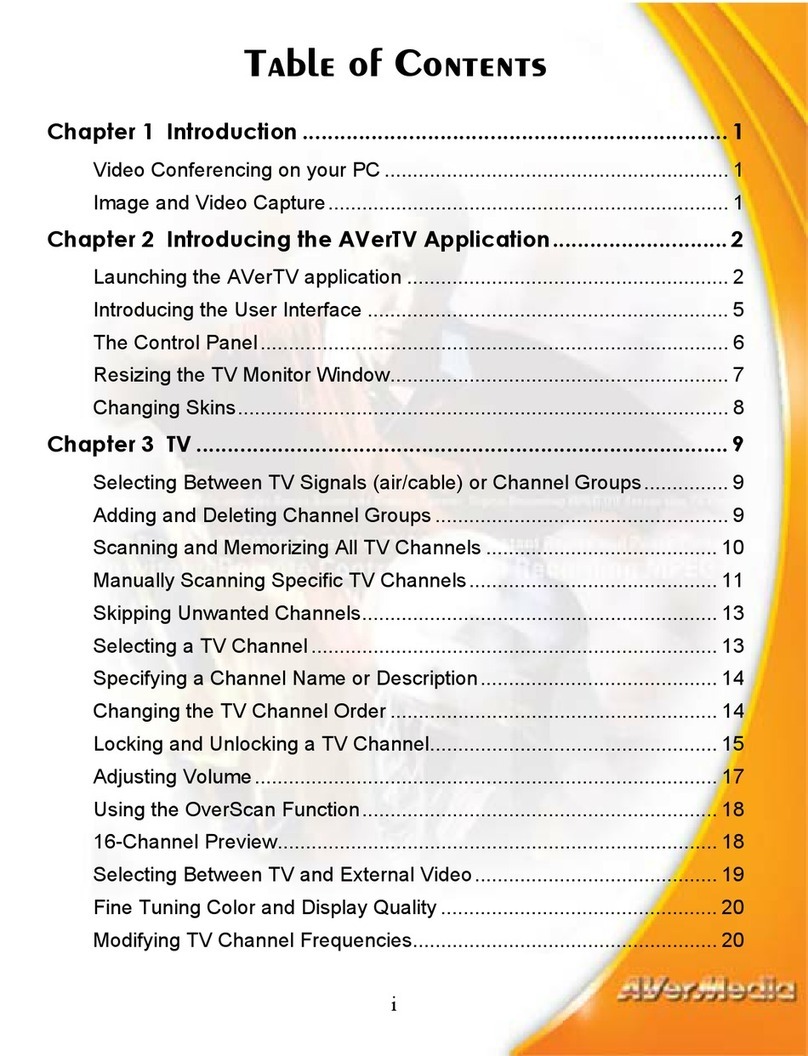 Avermedia AVerTV series user manual