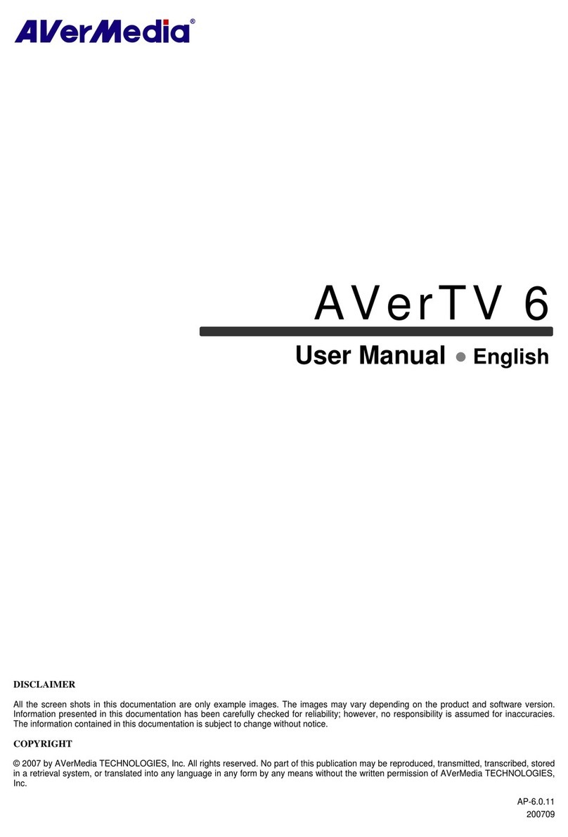 Avermedia AVerTV 6 User manual