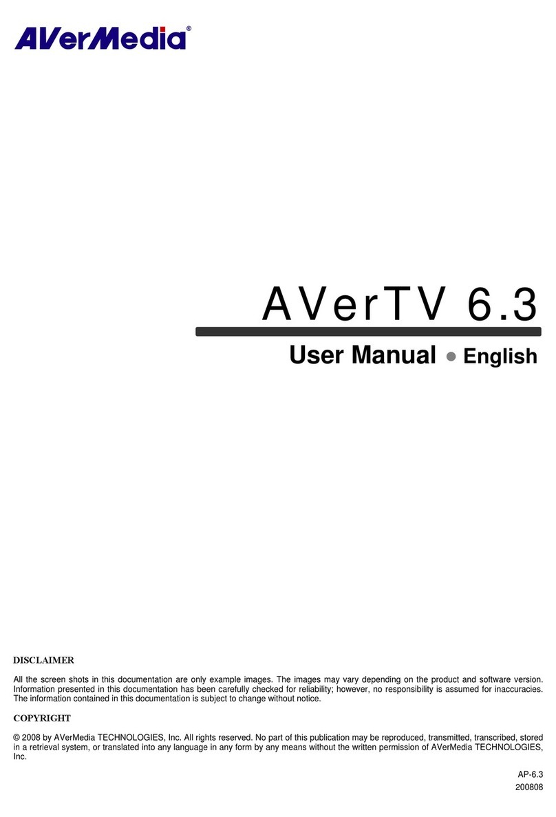 Avermedia AVerTV 6.3 user manual