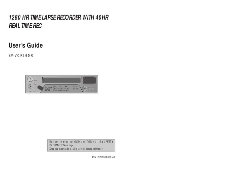 Daewoo EV-VCR960R User manual