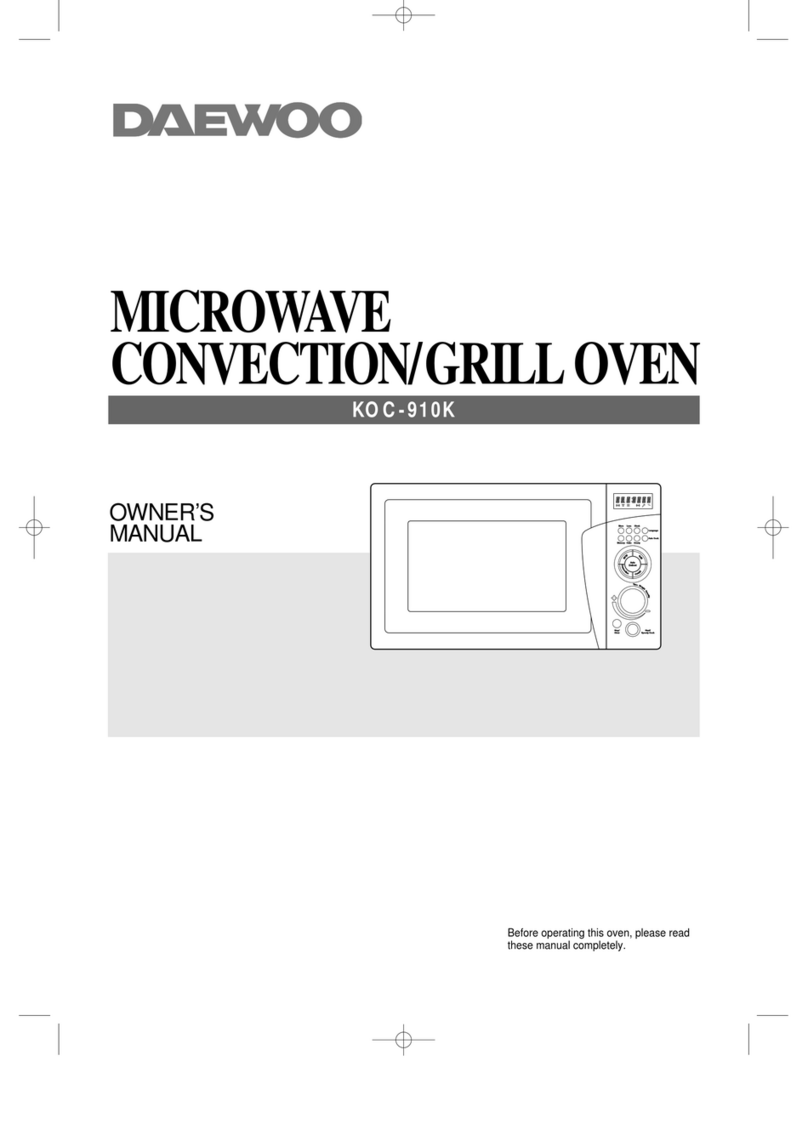 Daewoo KOC-910K User manual