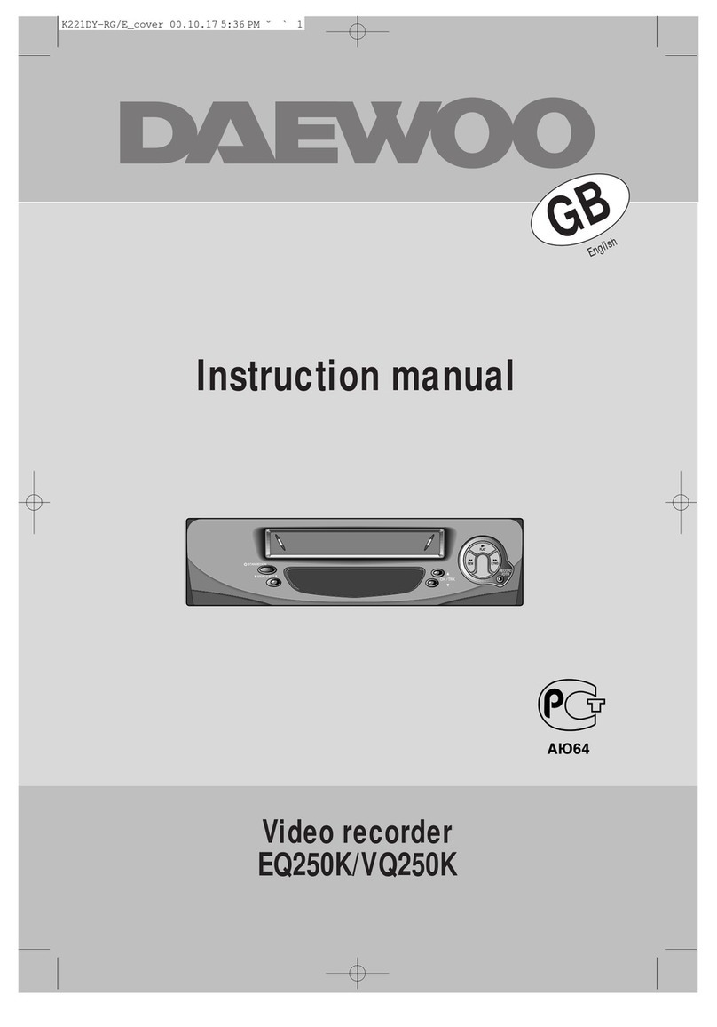 Daewoo EQ250K User manual