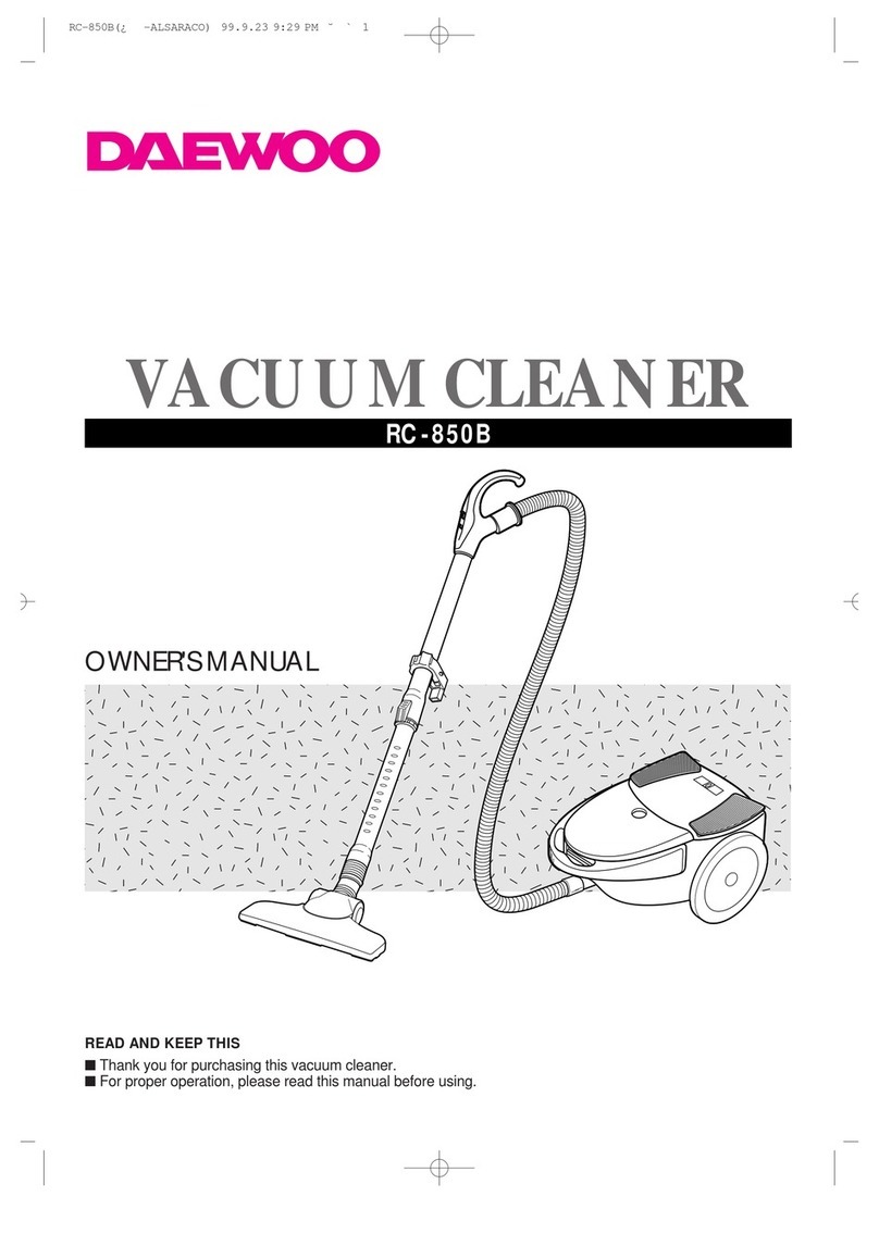 Daewoo RC-850B owner's manual