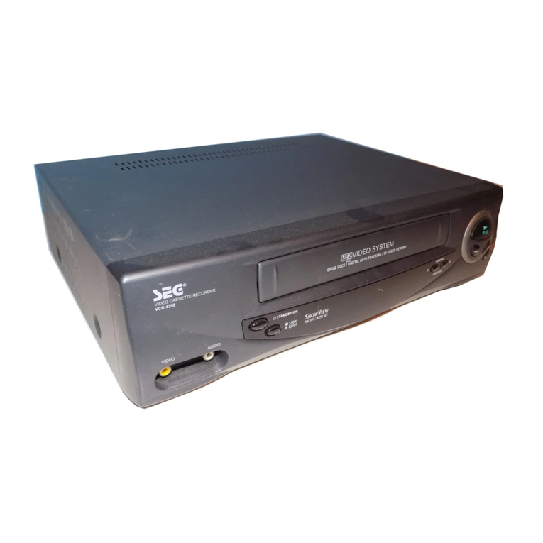 Seg VCR4350 instruction manual