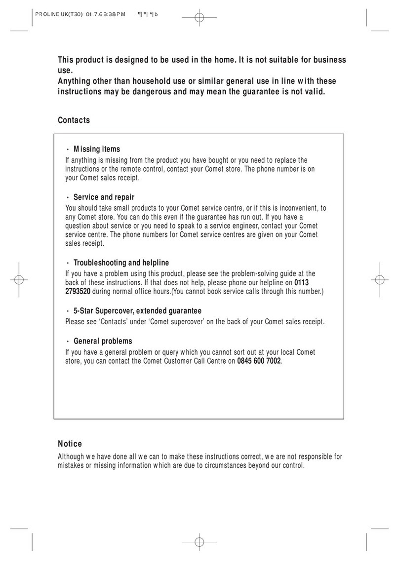 Daewoo PROline VR516 User manual