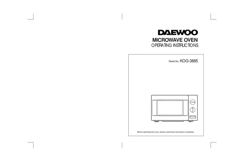Daewoo KOG-3885 User manual
