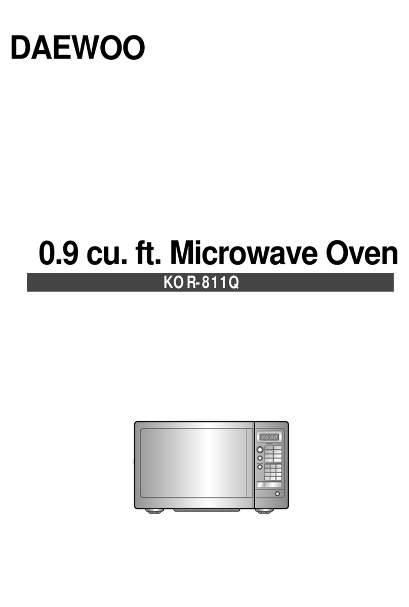 Daewoo KOR-811Q user manual