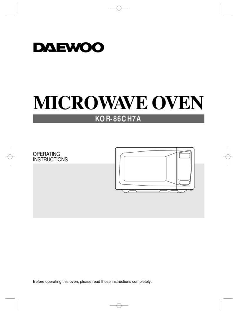 Daewoo KOR-86CH7A User manual