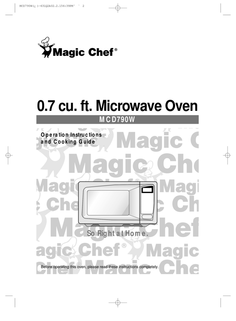 Magic Chef MCD790W Use and care manual