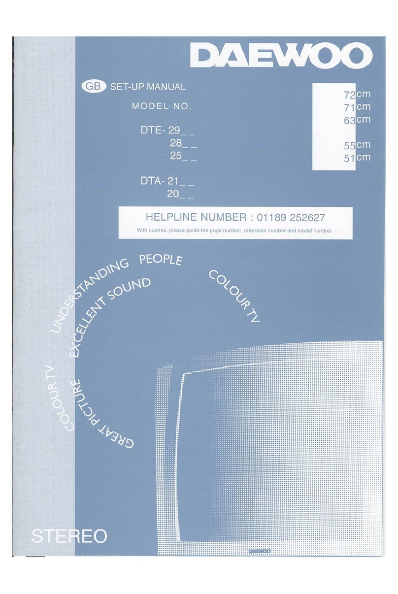 Daewoo DTE-29 Series User guide