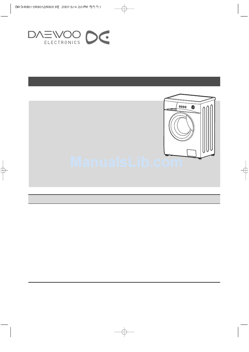 Daewoo DWD-M8013 User manual Daewoo DWD-M8013 User manual