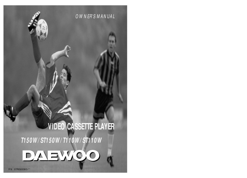 Daewoo T150W User manual