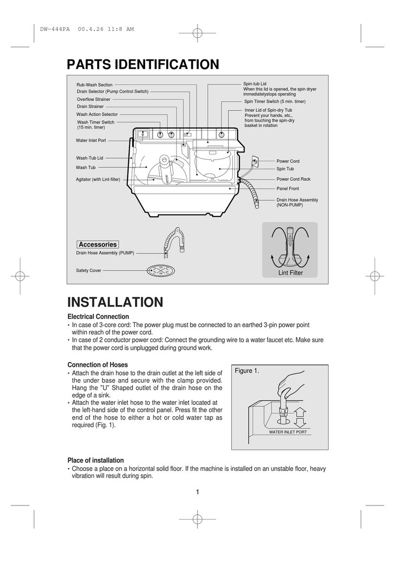 Daewoo DW-444PA User manual