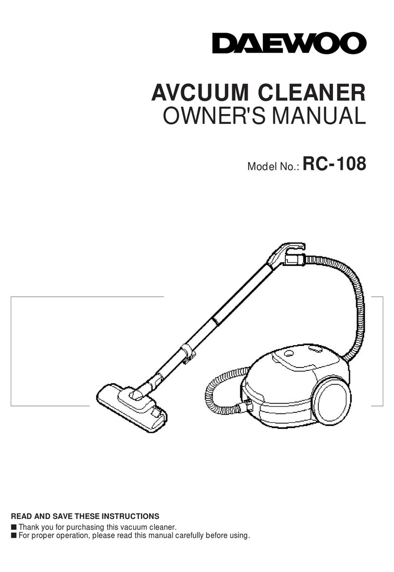Daewoo RC-108 owner's manual