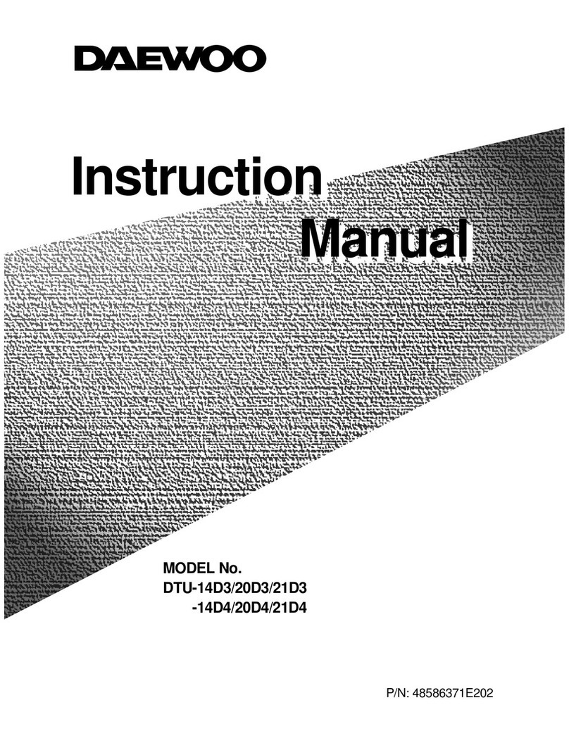 Daewoo DTU-14D3 User manual