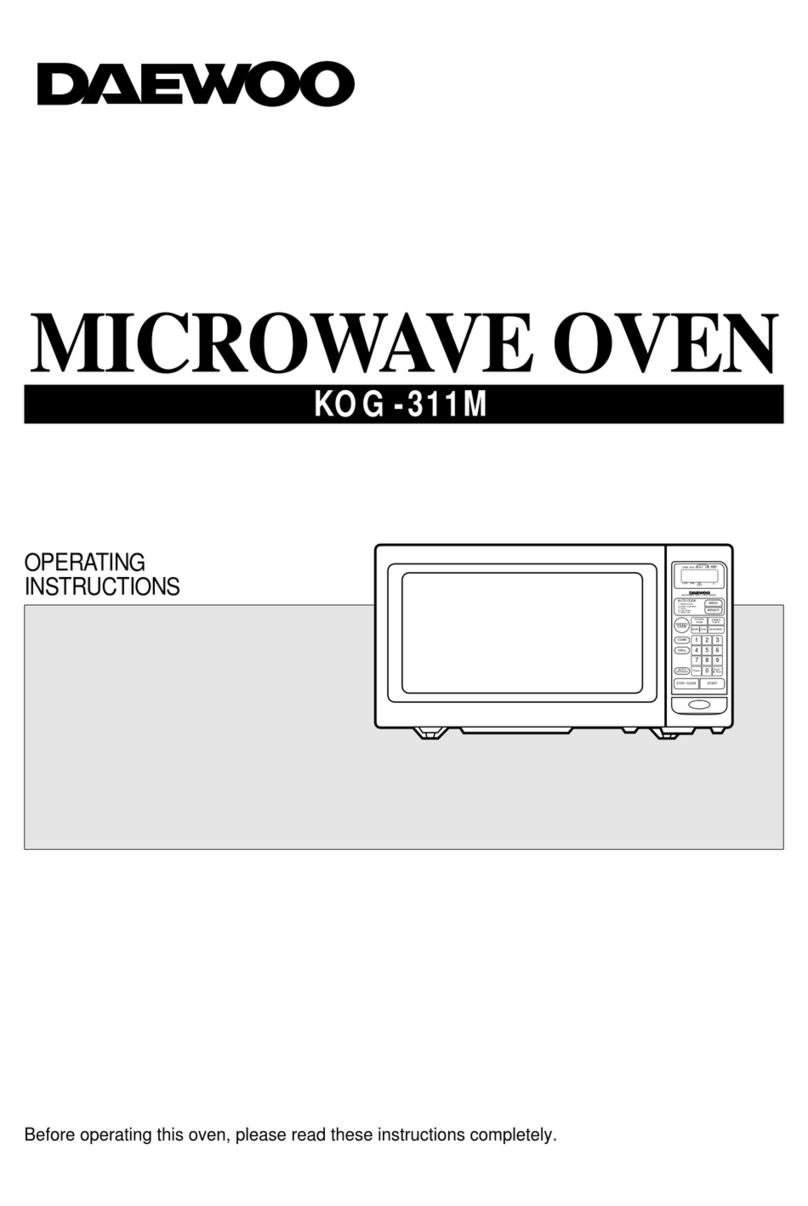 Daewoo KOG-311M operating instructions