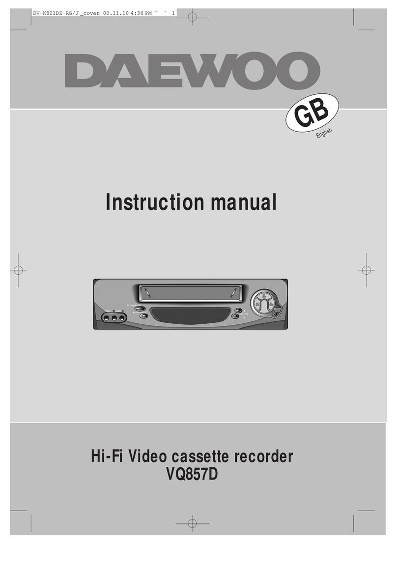 Daewoo VQ857D User manual