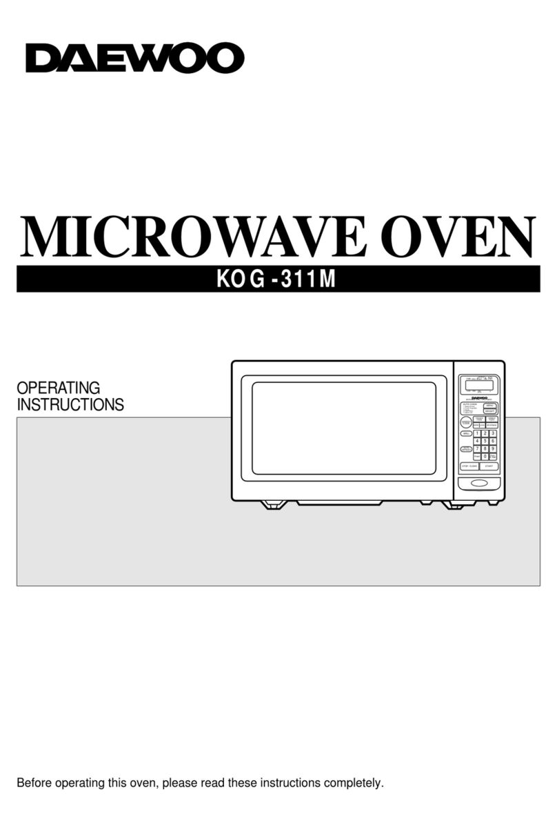 Daewoo KOG-311M operating instructions