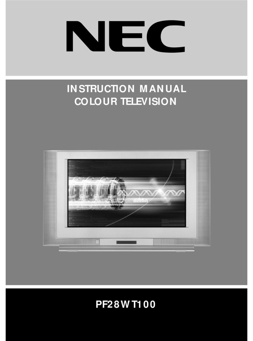 NEC PF28WT100 User manual