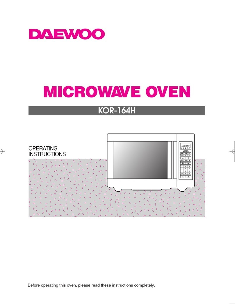 Daewoo KOR-164H User manual