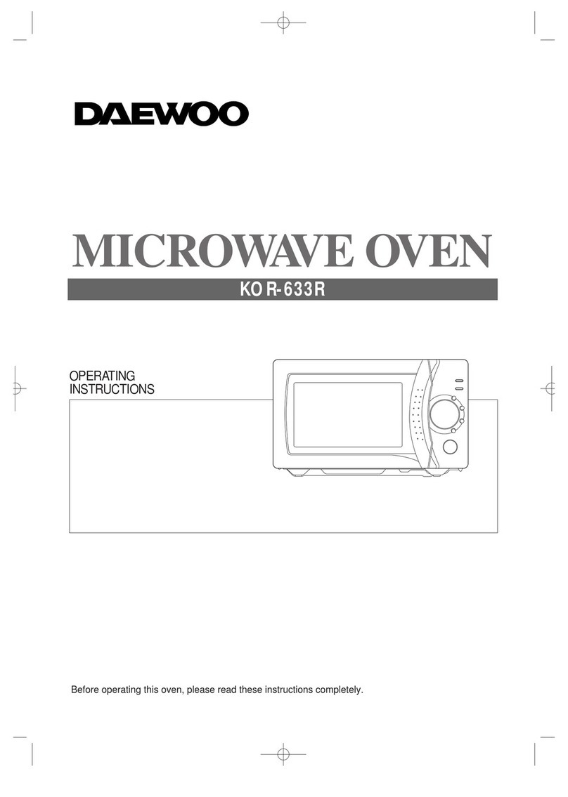 Daewoo KOR-633R operating instructions