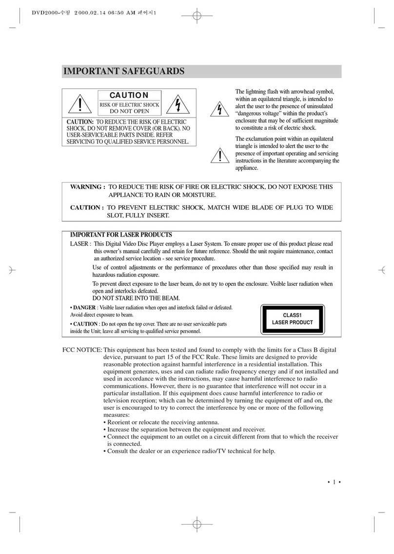 Daewoo DS-2000 User manual