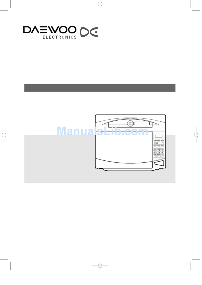 Daewoo WM1310PM User manual