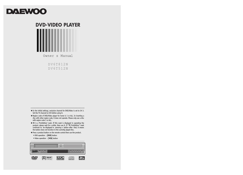 Daewoo DV6T512N User manual Daewoo DV6T512N User manual