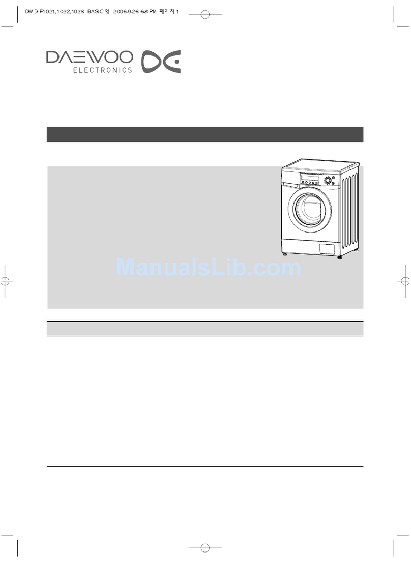 Daewoo DWD-F1021 User manual Daewoo DWD-F1021 User manual