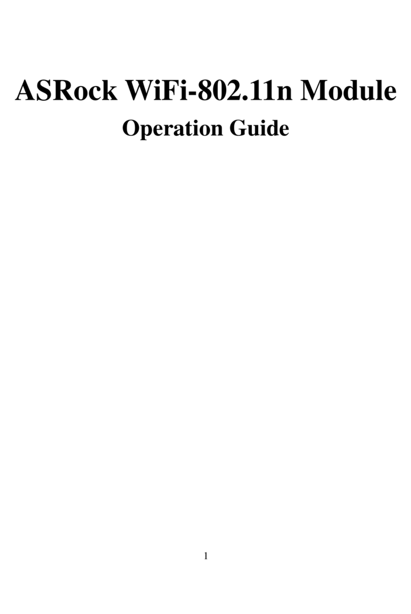 ASROCK WiFi-802.11n Operation guide