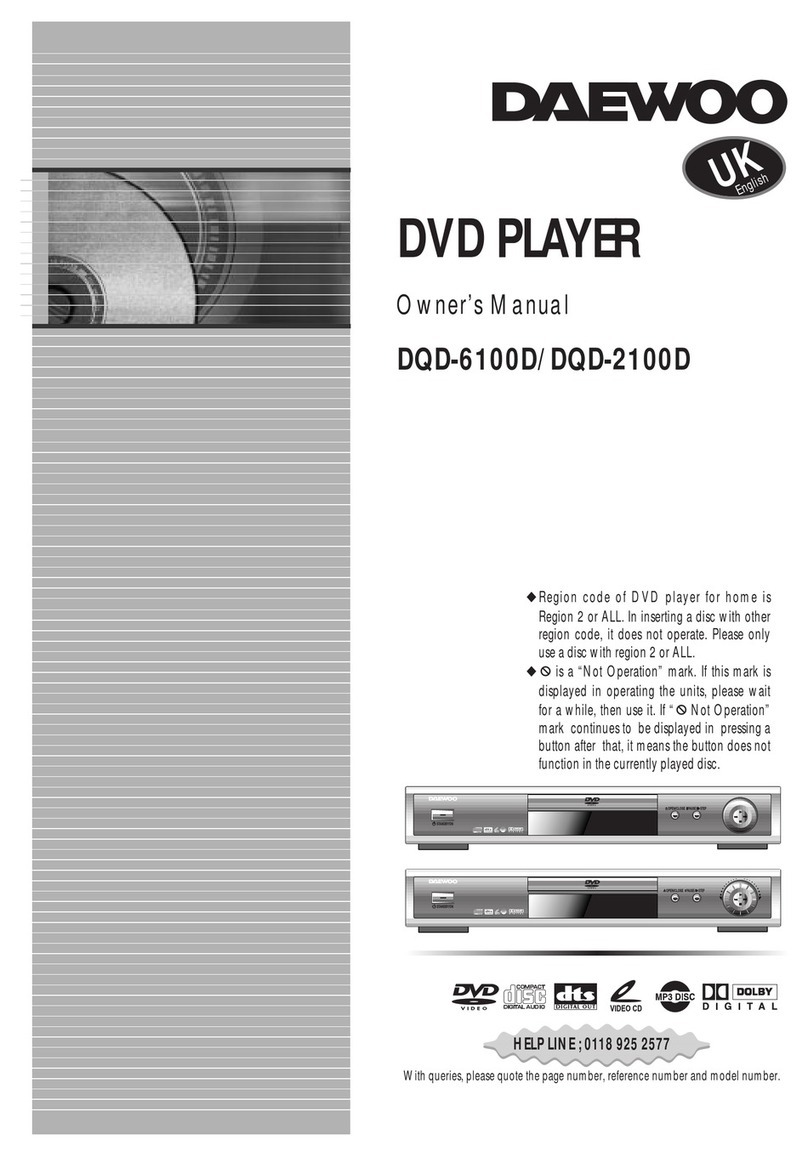 Daewoo DQD-6100D owner's manual