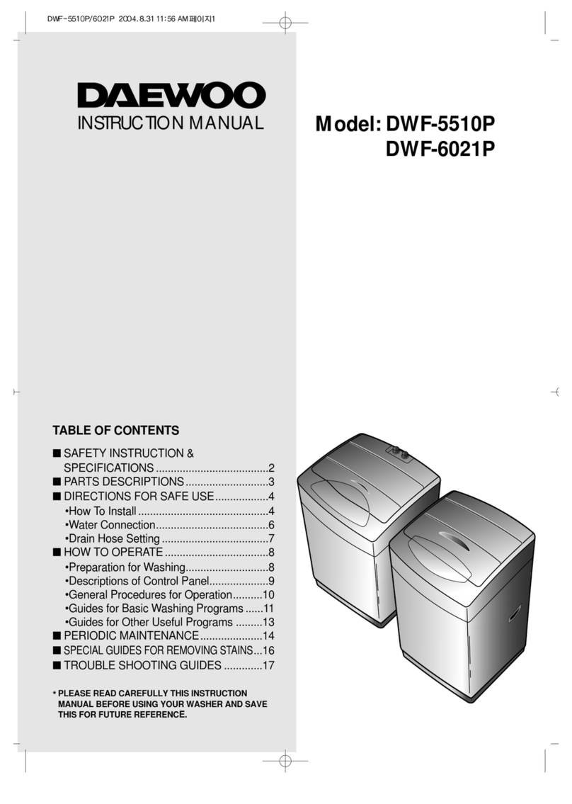 Daewoo DWF-5510P instruction manual