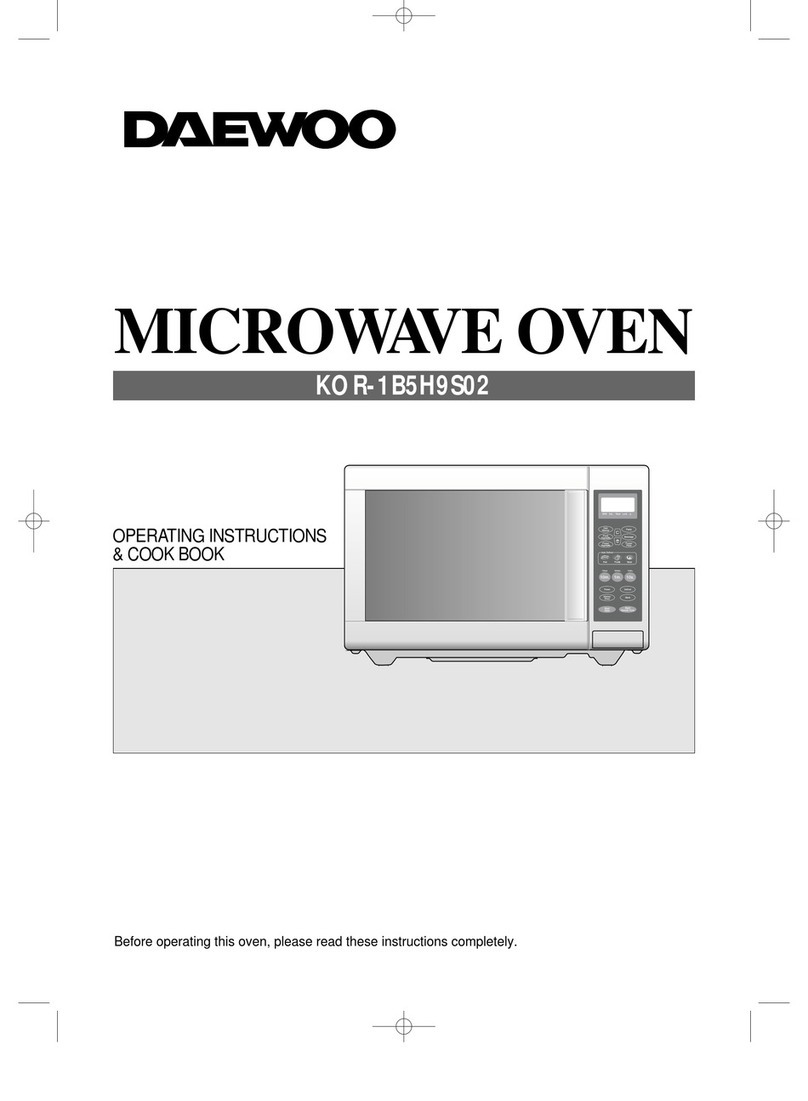 Daewoo KOR-1B5H9S02 Assembly Instructions