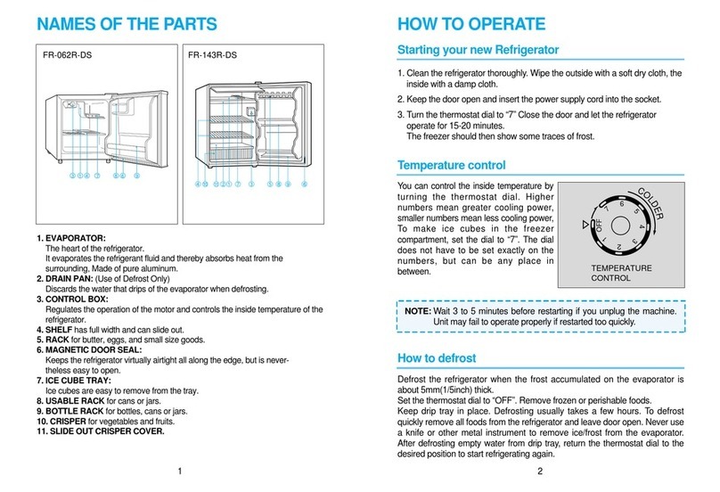 Daewoo FR-061 instruction manual