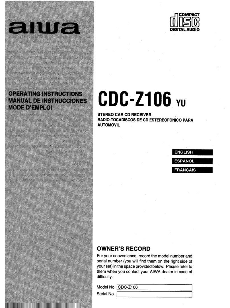 Aiwa CDC-Z106 User manual