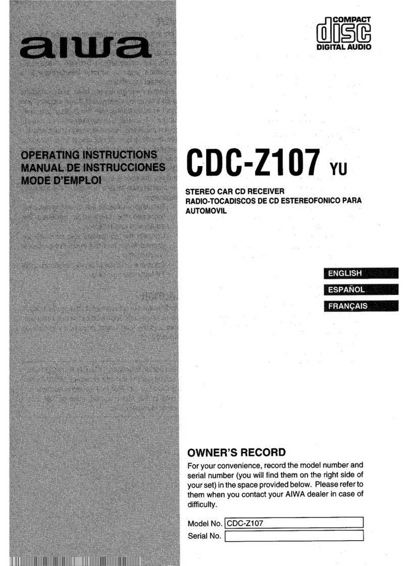 Aiwa CDC-Z107 YU User manual