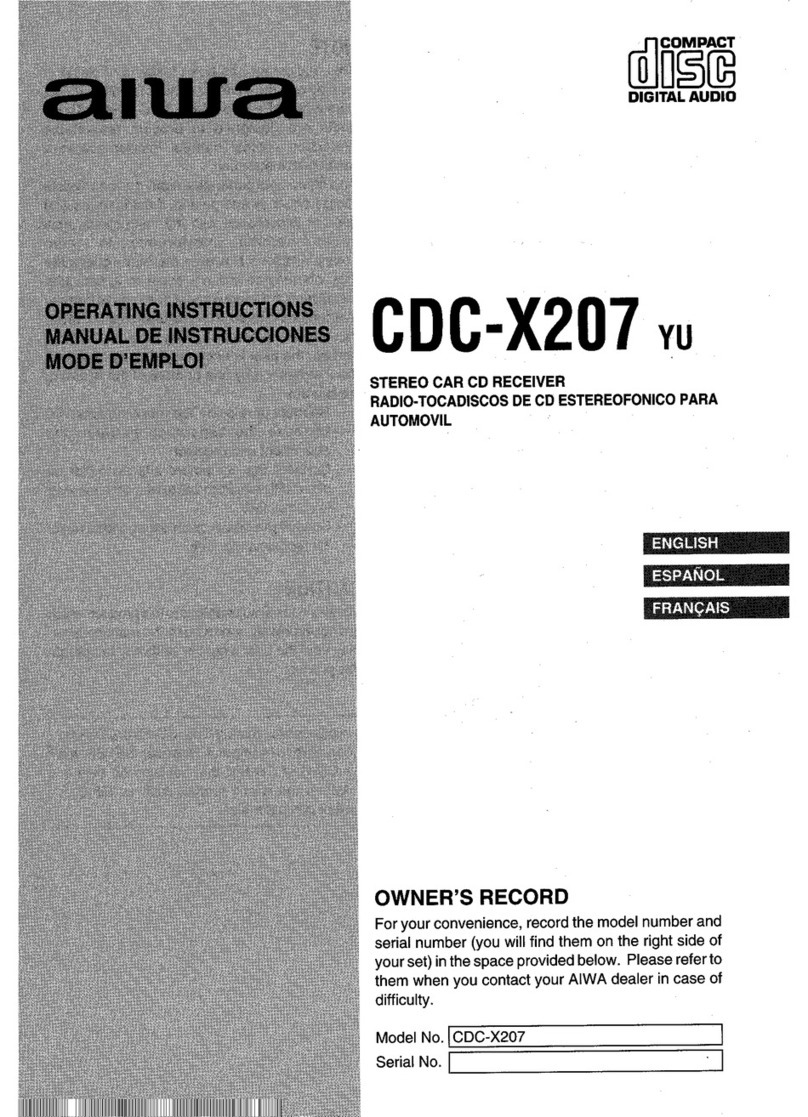 Aiwa CDC-X207 User manual