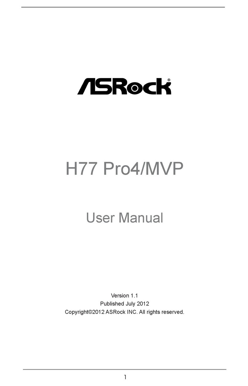 ASROCK H77 Pro4/MVP User manual