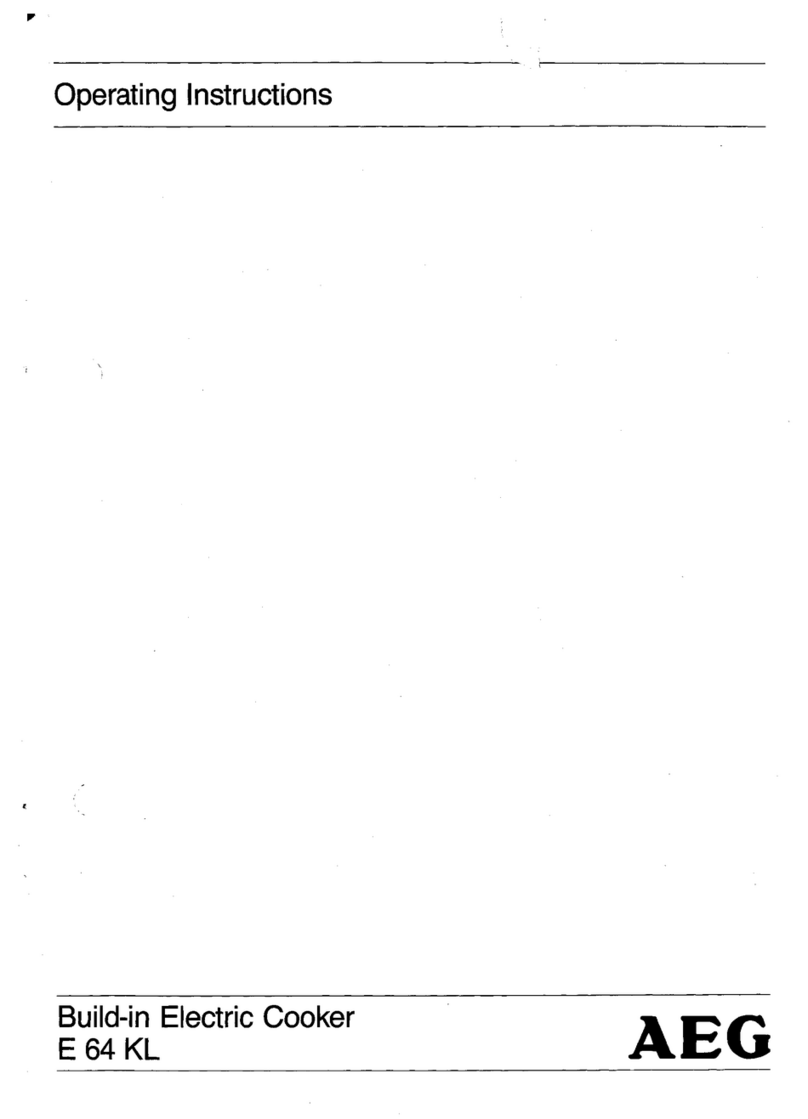 AEG E 64 KL User manual