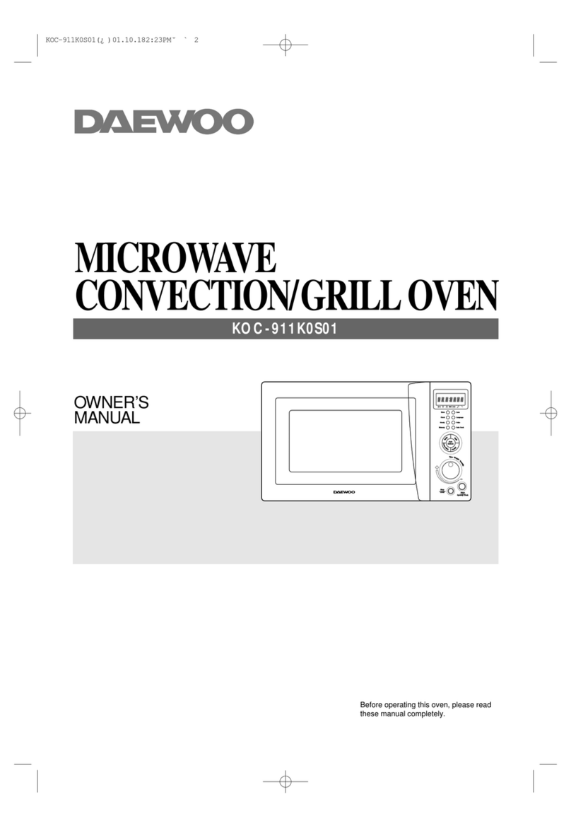 Daewoo KOC-911K0S01 User manual