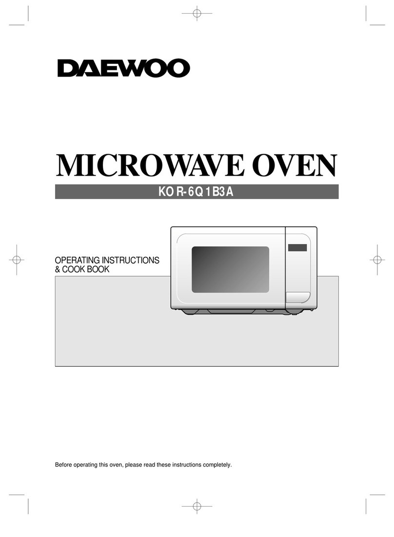 Daewoo KOR-6Q1B3A Assembly Instructions