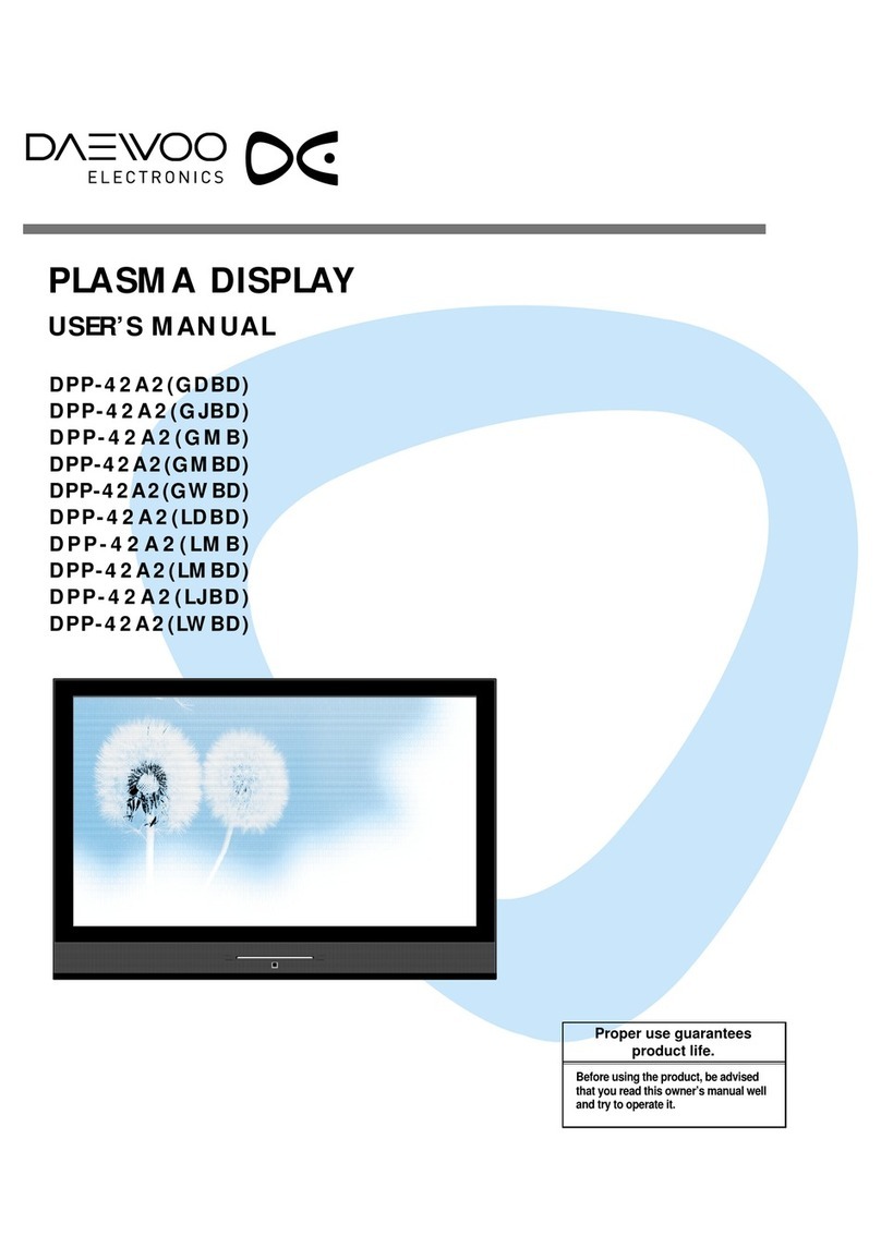 Daewoo DPP-42A2(GDBD) User manual