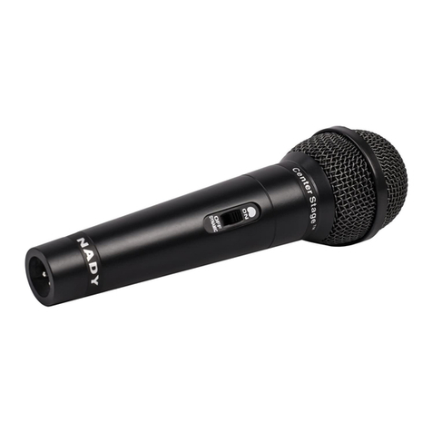 Nady Systems Center Stage Dynamic Microphone manual Nady Systems Center Stage Dynamic Microphone manual 