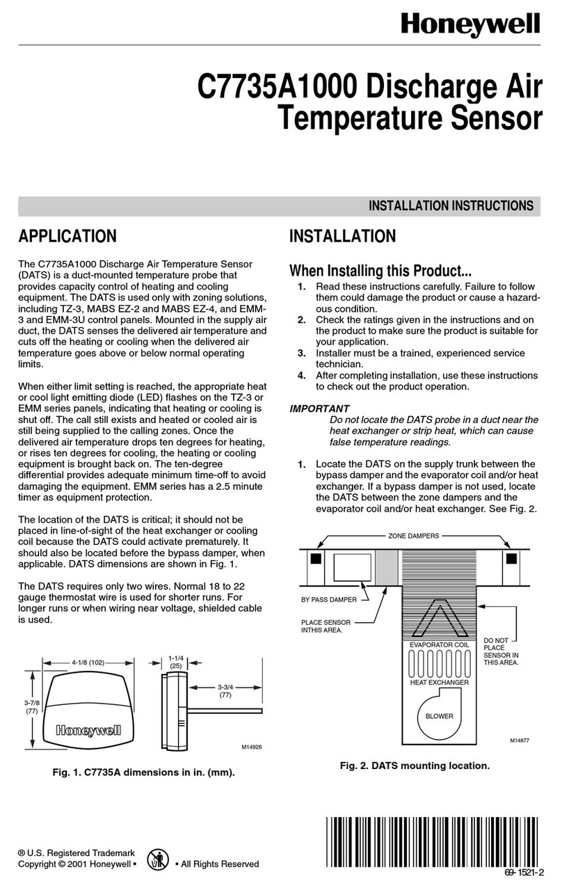 Honeywell C7735A1000 User manual