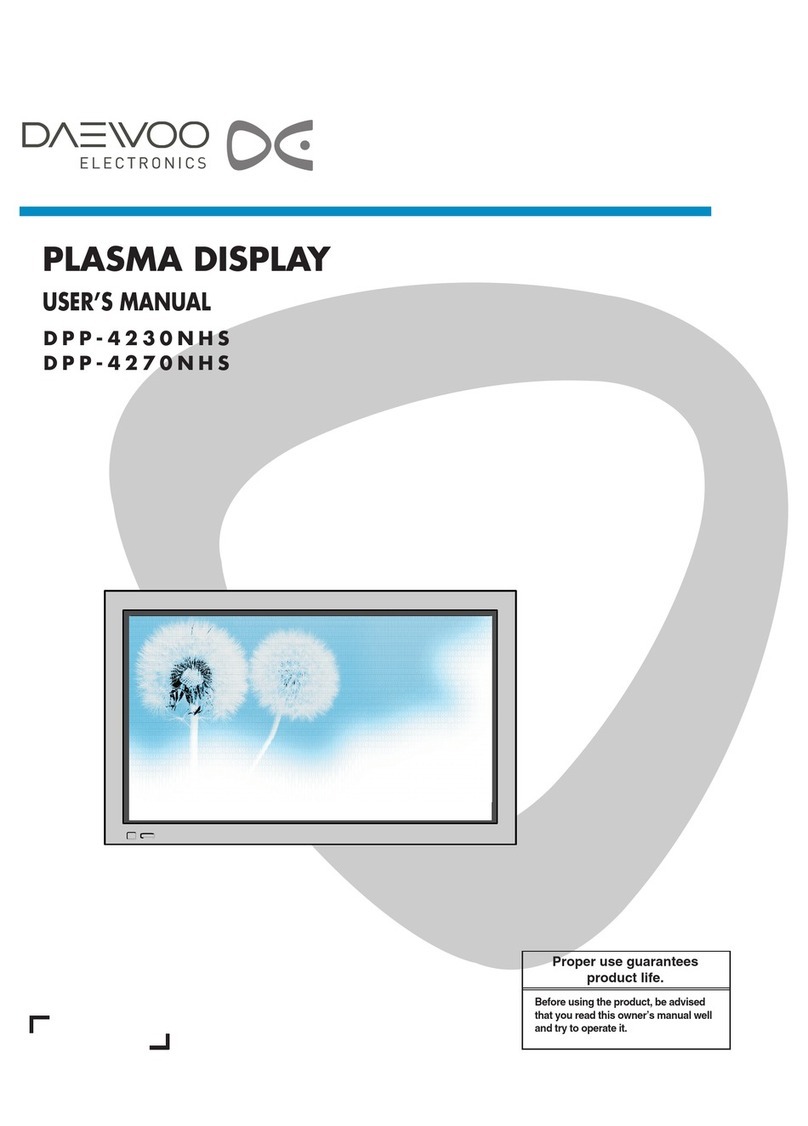 Daewoo DPP-4270NHS User manual