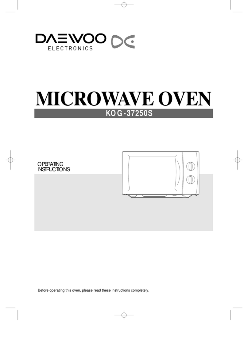 Daewoo KOG-37250S operating instructions