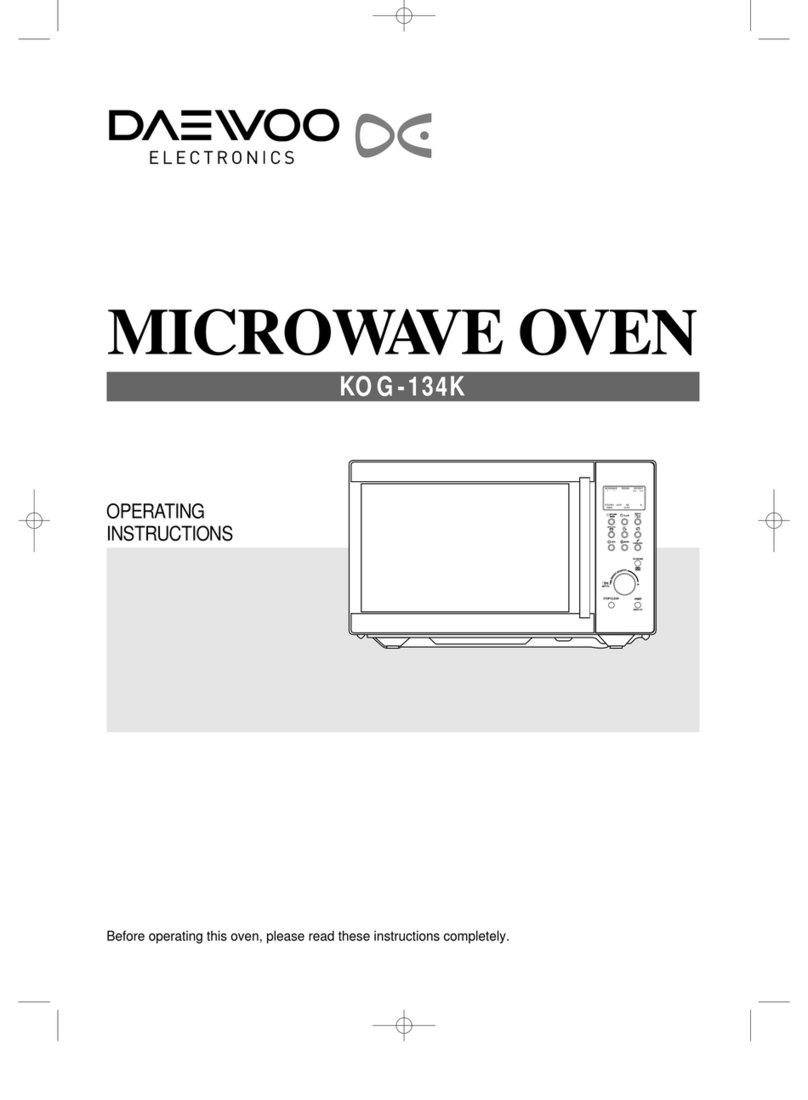 Daewoo KOG-134K User manual