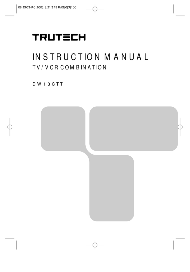 TruTech DW13CTT instruction manual