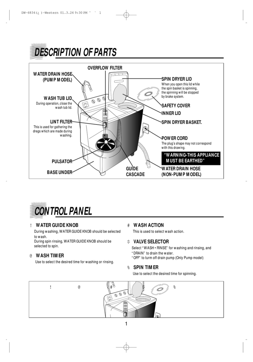 Daewoo DW-800C instruction manual